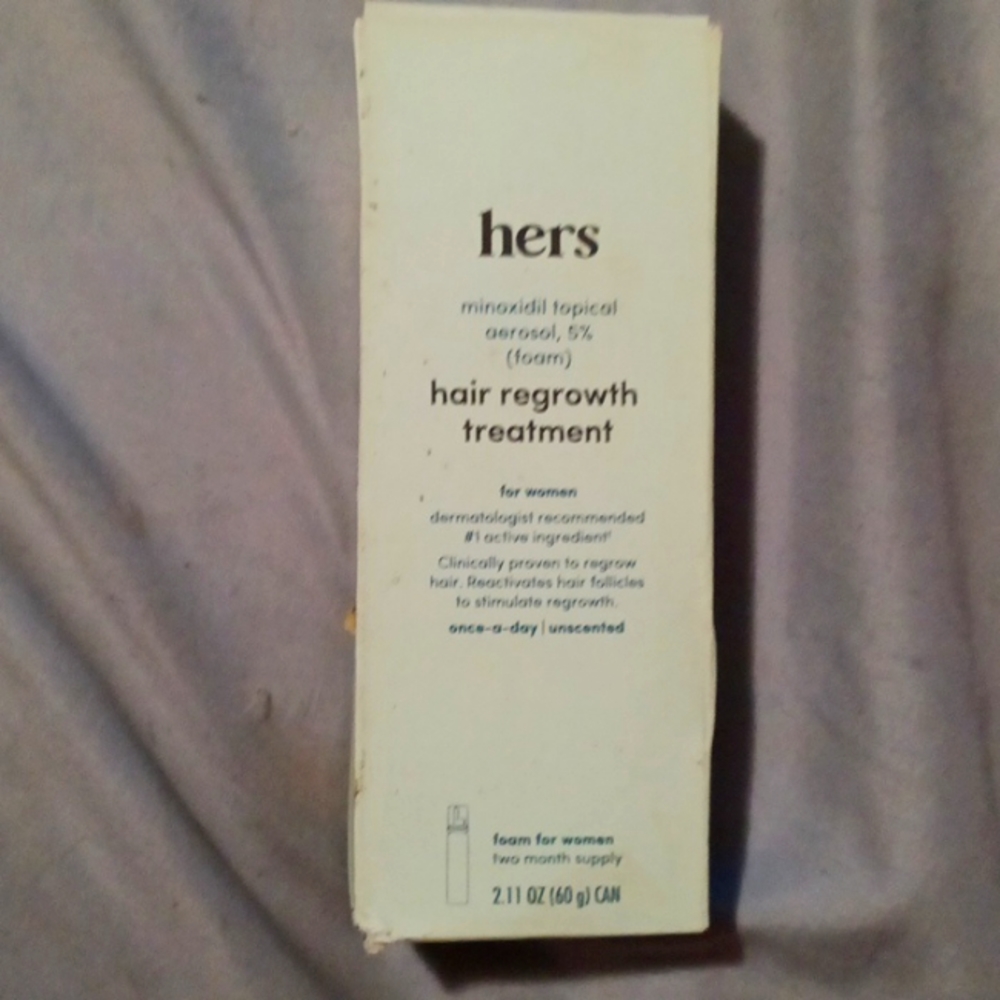 NEW Hers Minoxidil Topical Aerosol 5% Foam